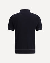 Polo in cotone - NERO | Base Blu