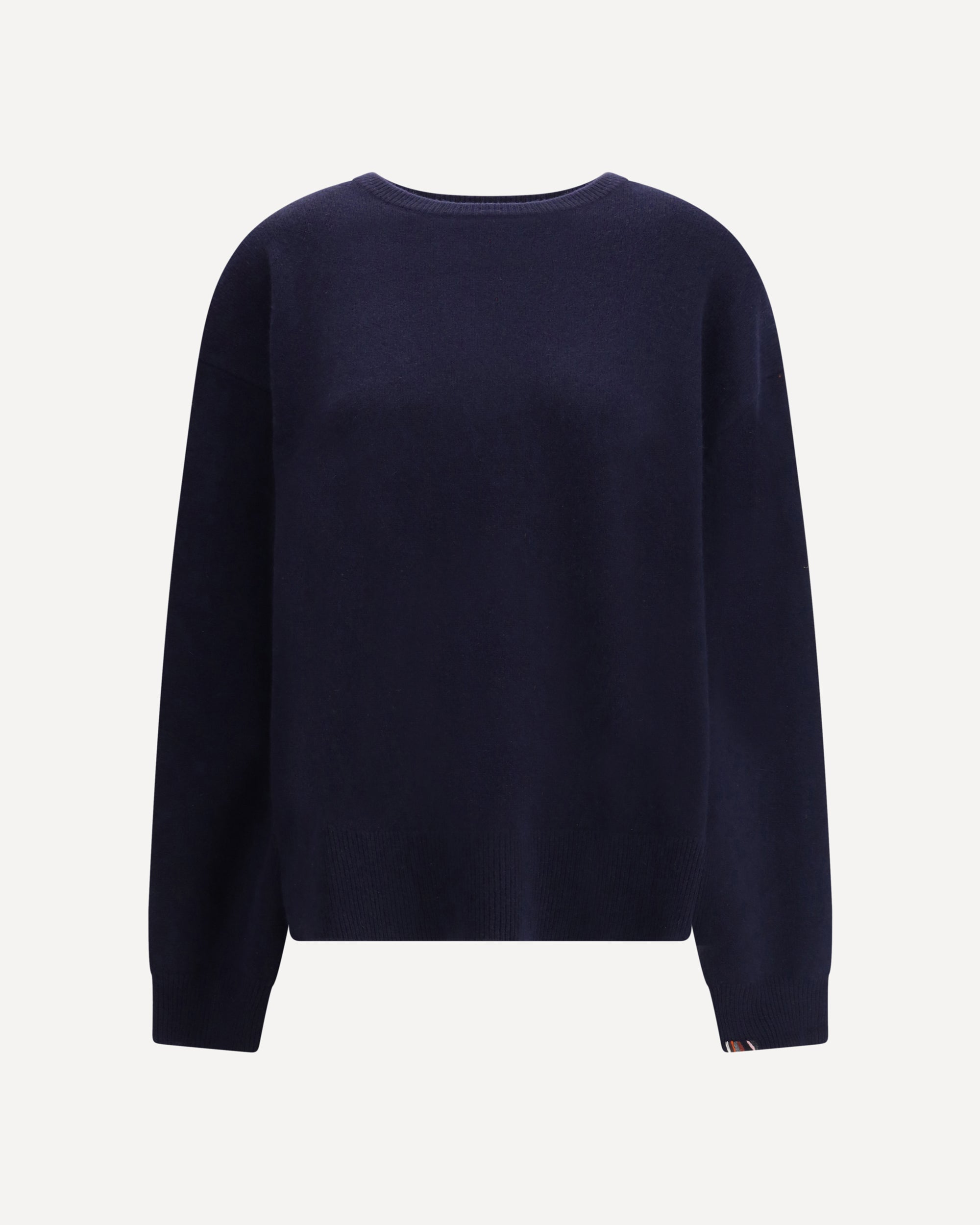 EXTREME CASHMERE Crewneck Sweater N°431 Mike in Cashmere BLUE