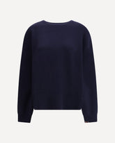 Crewneck Sweater N°431 Mike in Cashmere - BLUE | Base Blu