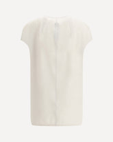 Silk top - CREAM | Base Blu