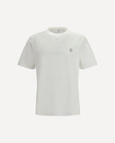 Cotton T-shirt - WHITE | Base Blu