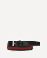 Square buckle Belt - BLACK | Base Blu
