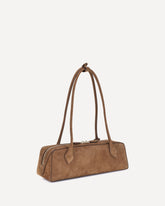 Le Teckel Shoulder Bag - BROWN | Base Blu