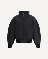 Aéro bomber Jacket with raised collar - BLACK | Base Blu