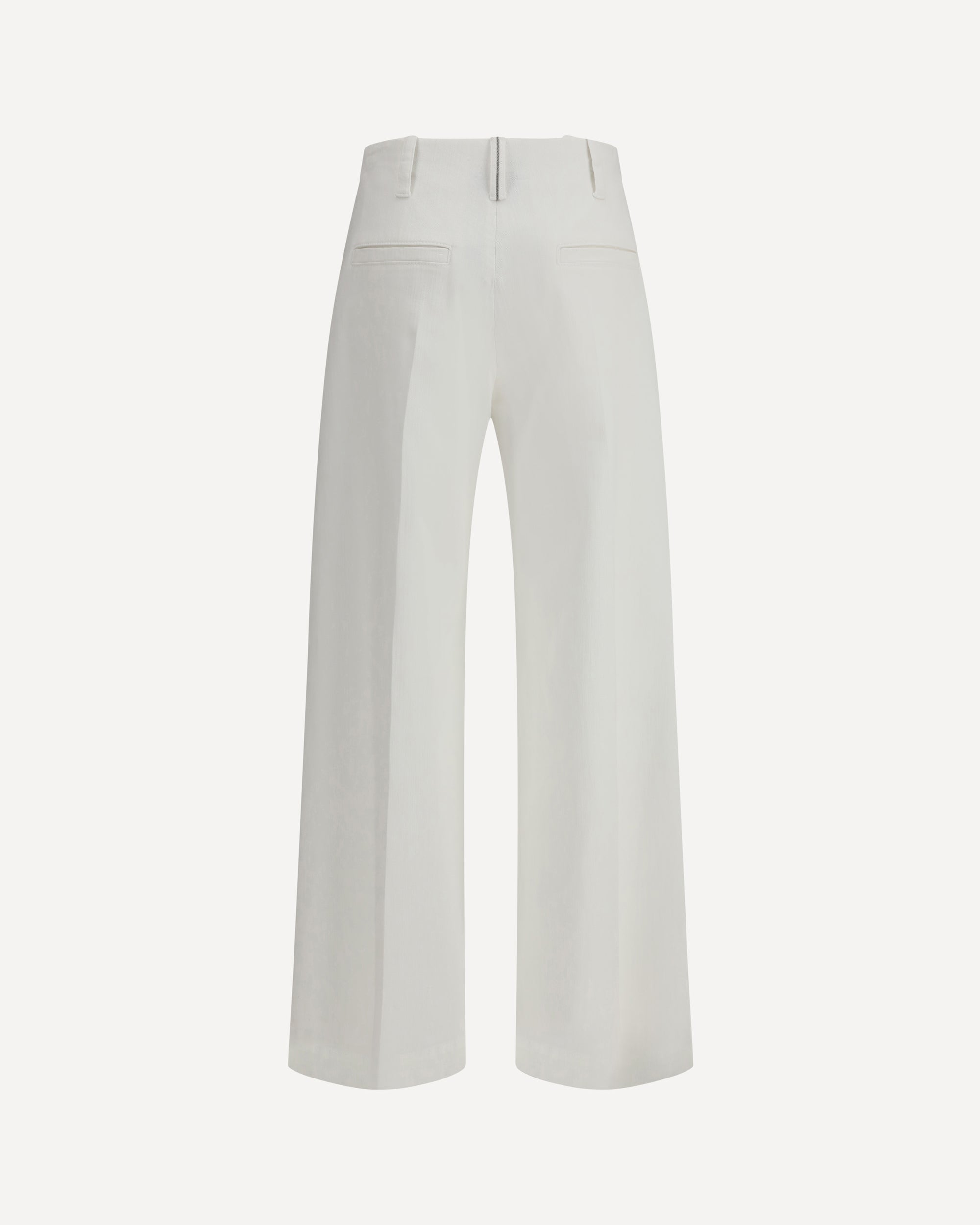 BRUNELLO CUCINELLI Sartorial Flared Pants WHITE | Base Blu