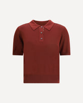 Polo in lana  - BORDEAUX | Base Blu