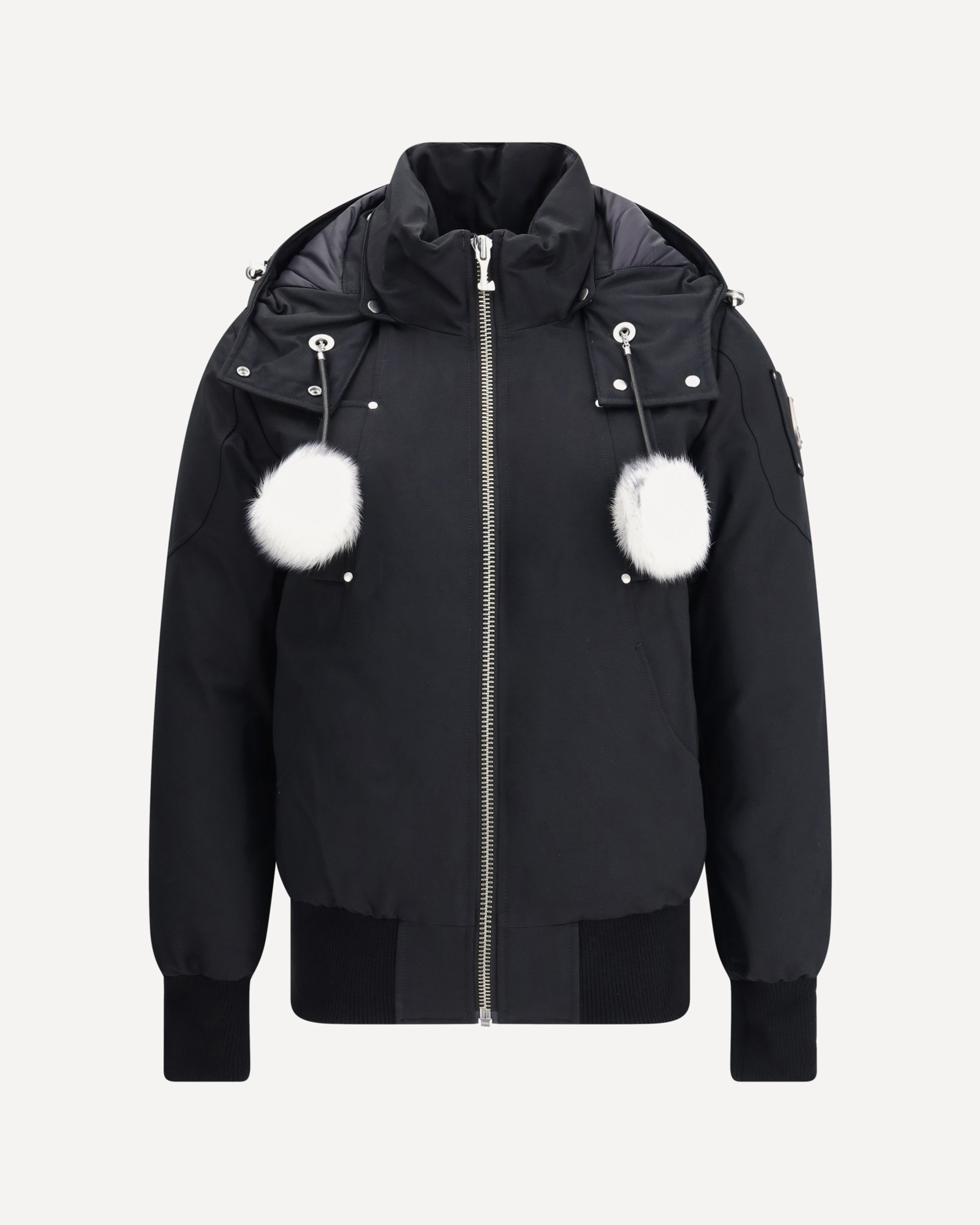 MOOSE KNUCKLES Debbie Bomber Jacket BLACK | Base Blu