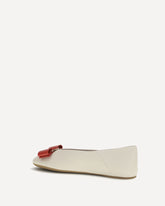 Vara Bow Ballerinas - WHITE | Base Blu