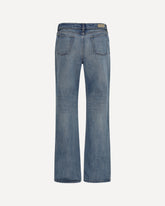 Jeans in puro cotone slavato - BLU | Base Blu