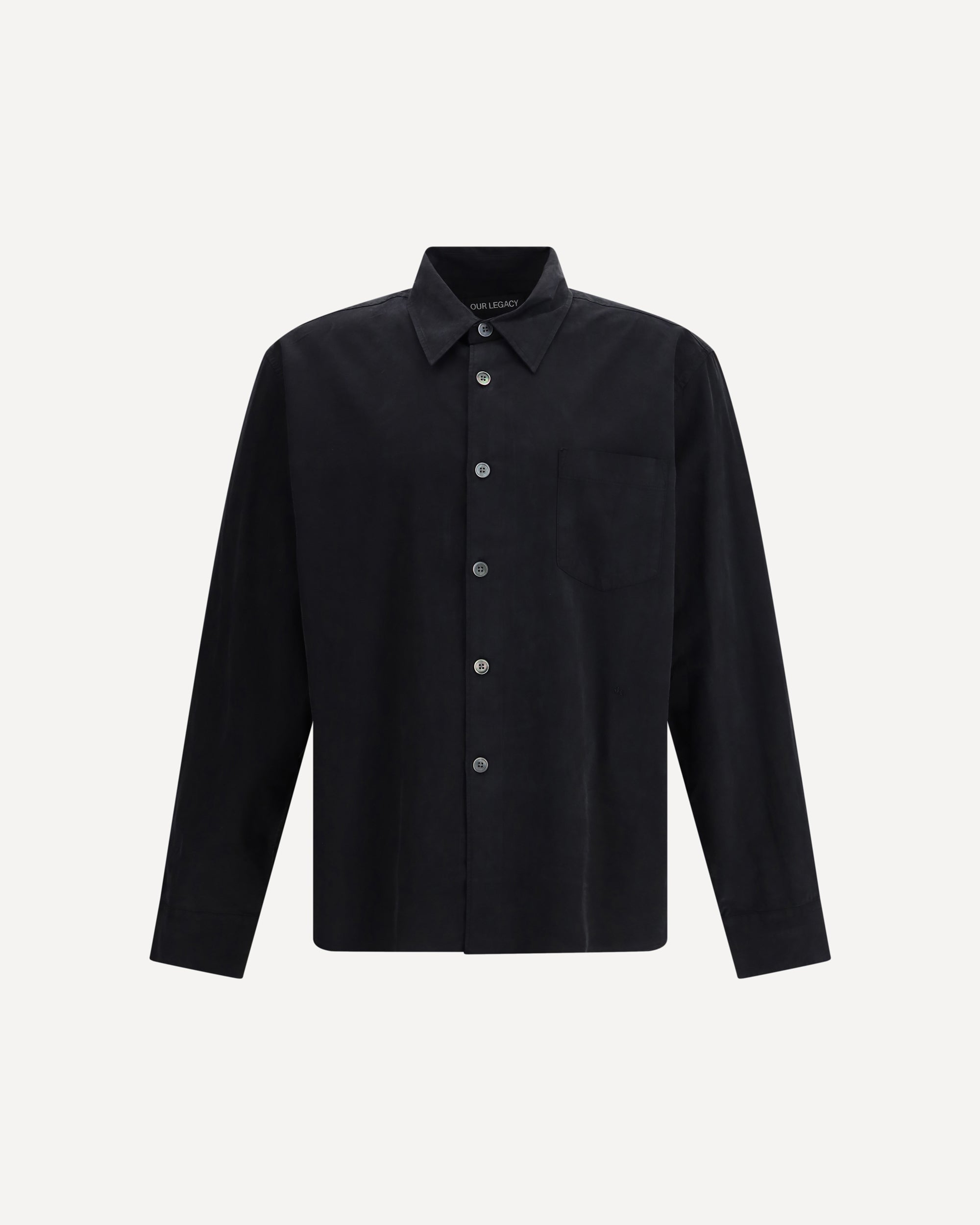 OUR LEGACY Beyond Black Shirt BLACK | Base Blu