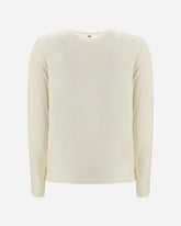 T-shirt Renoir in jersey stretch - CREMA  | Base Blu