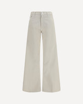 Clara Velvet Pier Jeans - WHITE | Base Blu