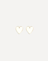 Embellished heart Earrings - GOLD | Base Blu