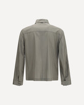 Unlined silk Jacket - KHAKI  | Base Blu