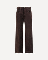 Delfina Velvet Jeans - BROWN | Base Blu