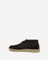 Digits suede Loafers - BROWN | Base Blu