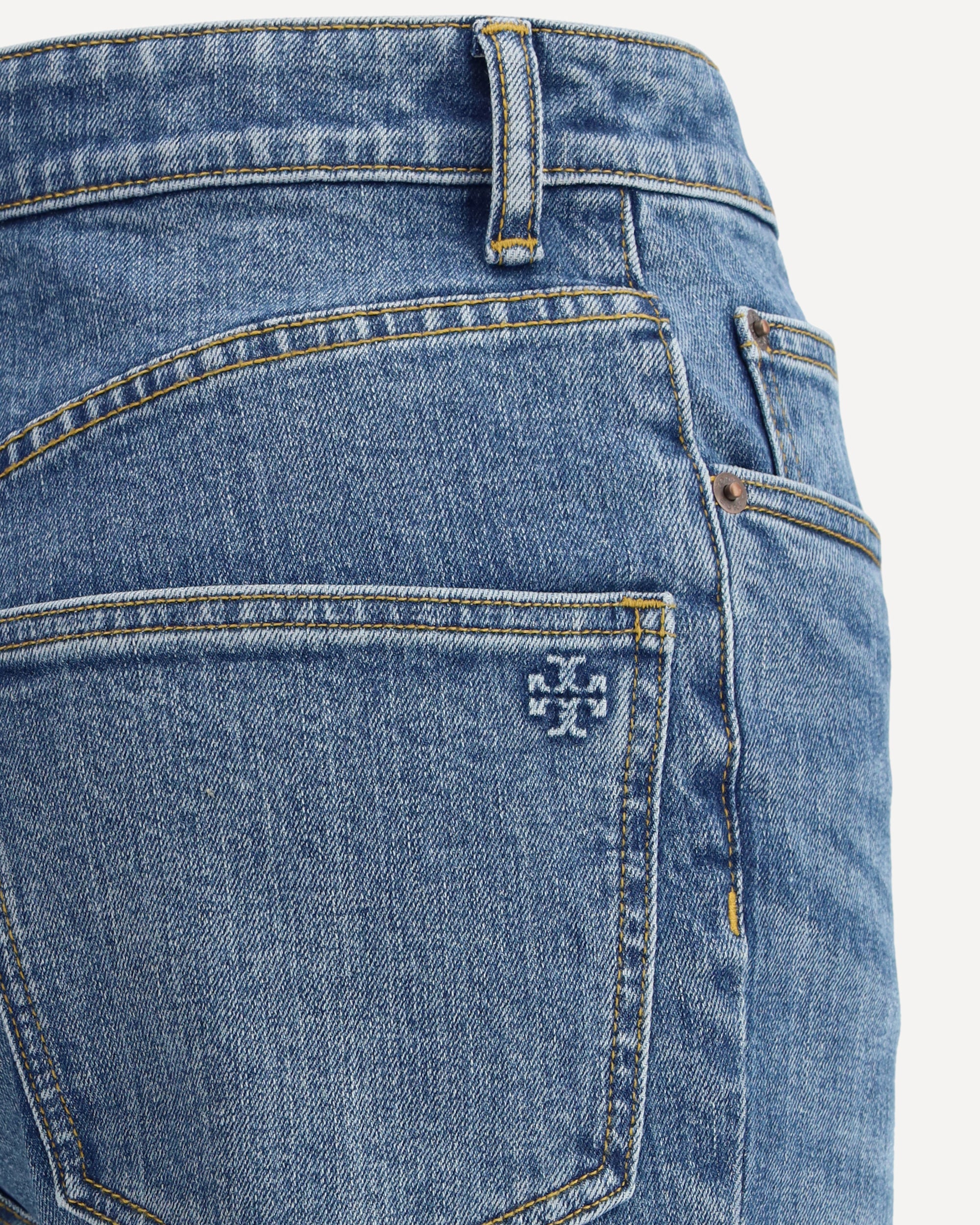 TORY BURCH Cropped flare Jeans LIGHT BLUE | Base Blu