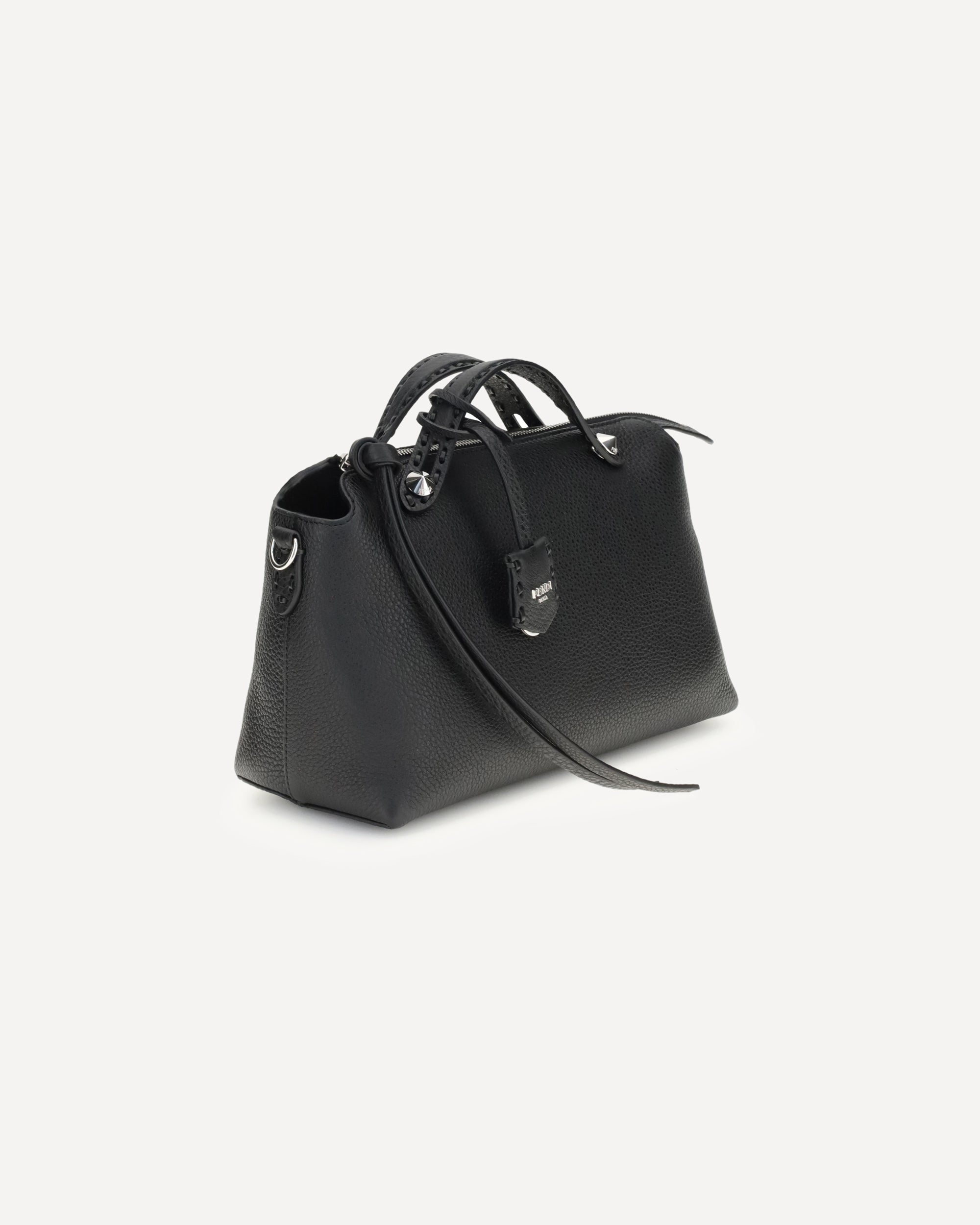 FENDI By The Way Selleria Medium Shoulder Bag BLACK | Base Blu