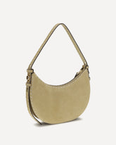 Leather Shoulder Bag - BEIGE | Base Blu