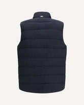 Wool-blend Vest - BLUE | Base Blu