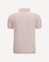 Short-sleeve Polo in cotton - PINK | Base Blu