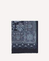 Sciarpa in ctone jacquard  - BLU | Base Blu
