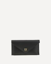 Love Birds Logo mini Clutch Bag - BLACK | Base Blu
