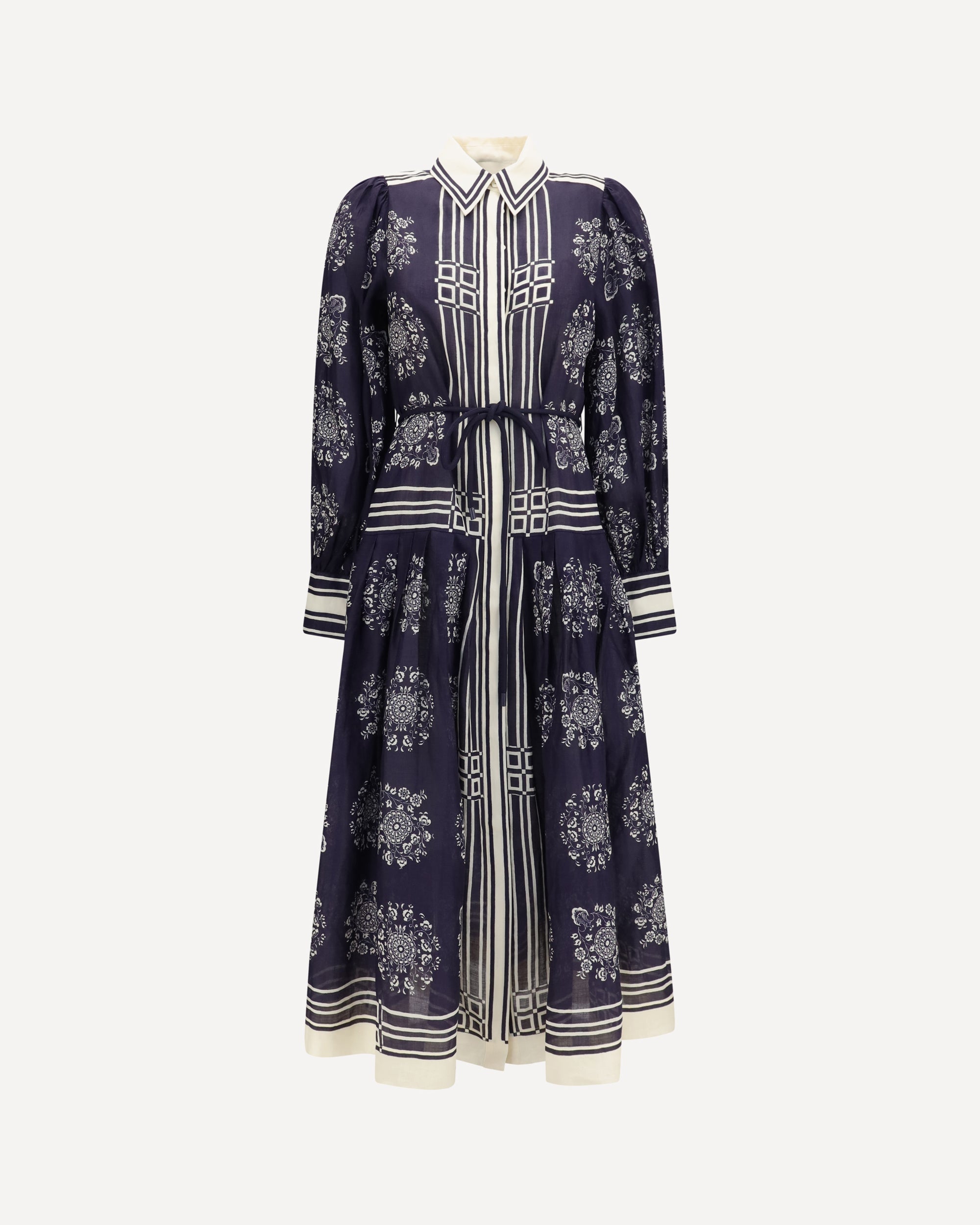 Alemais Blue Ramie Casual Dress