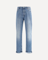 Jeans con risvolto - AZZURRO | Base Blu