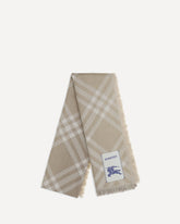 Wool and silk Scarf - BEIGE | Base Blu
