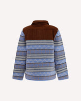 Western Industry geometric Jacket - LIGHT BLUE | Base Blu