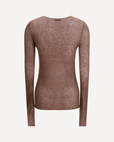 Micropaillette Sweater - BROWN | Base Blu