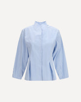 Lavanda cotton Shirt - LIGHT BLUE | Base Blu