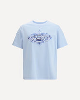 T-shirt Drip Logo  - AZZURRO | Base Blu