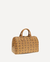 Ella printed canvas Handbag - BROWN | Base Blu