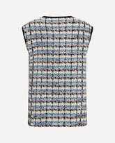 Tweed Vest with sequins - MULTICOLOUR | Base Blu