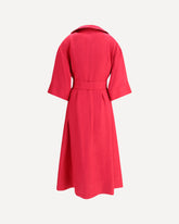 V-neckline Midi Dress - PINK | Base Blu