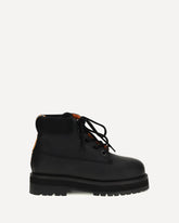 Leather Ankle Boots - BLACK | Base Blu