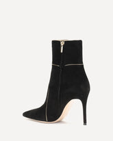 Suede Ankle Boots - BLACK | Base Blu