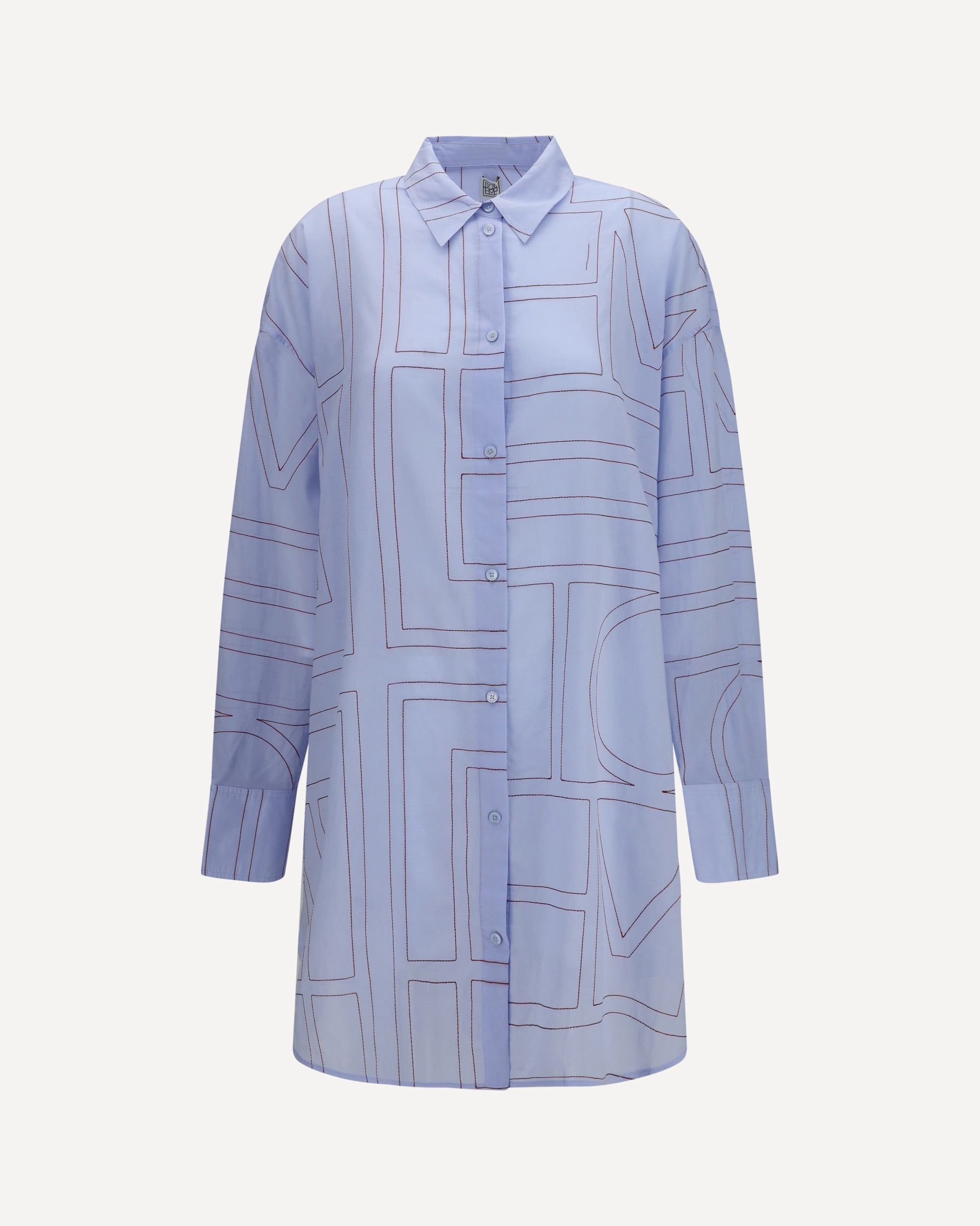 toteme shirt dress Slouch crpe satin shirt dress in black - Toteme