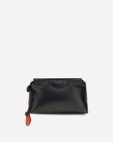Antigona Bomber lambskin Pouch - BLACK | Base Blu