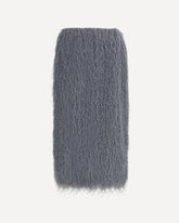 Fringed midi Skirt - GREY | Base Blu