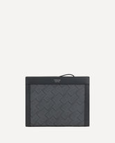 Gancini pattern Pouch - GREY | Base Blu