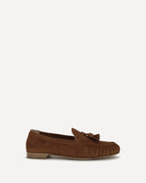 Brera suede Loafers - BROWN | Base Blu