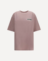 Logo-print T-shirt - PINK | Base Blu