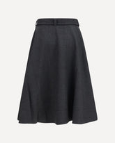 Gonna avvolgente in lana - GRIGIO | Base Blu