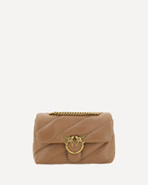 Love Classic leather Shoulder Bag - BROWN | Base Blu