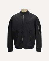 Hybrid bomber Jacket - BLACK | Base Blu