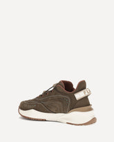 Flow Mix Sneakers - BROWN | Base Blu