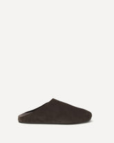 Suede Hudson Mules - BROWN | Base Blu